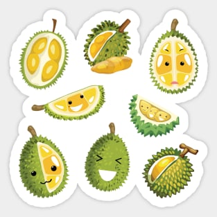 Durian Set Sticker